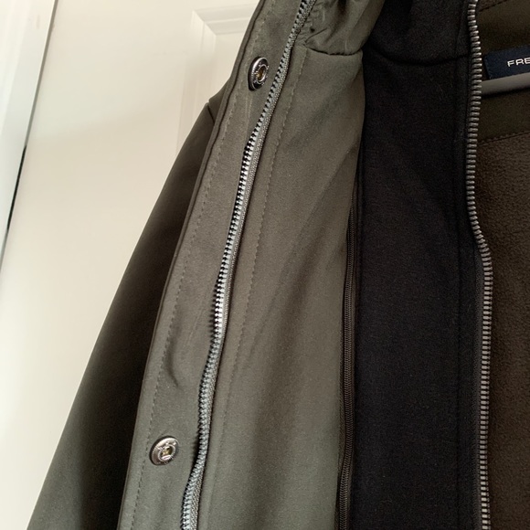 NWT FRENCH CONNECTION💥HP🎉Versatile Coat Olive, S - Picture 8 of 15